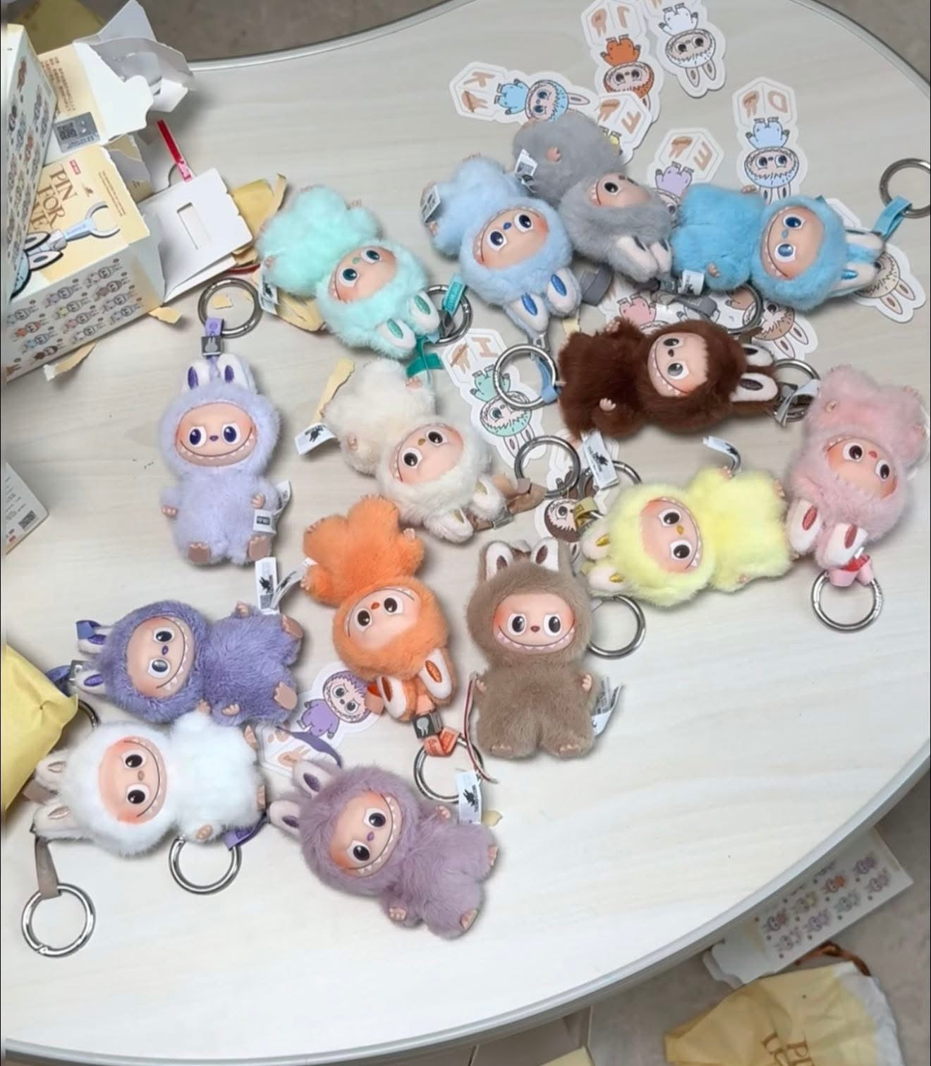 USA ( Authentic ) โ The Monsters Pin for Love Series โ Vinyl Plush Pendant