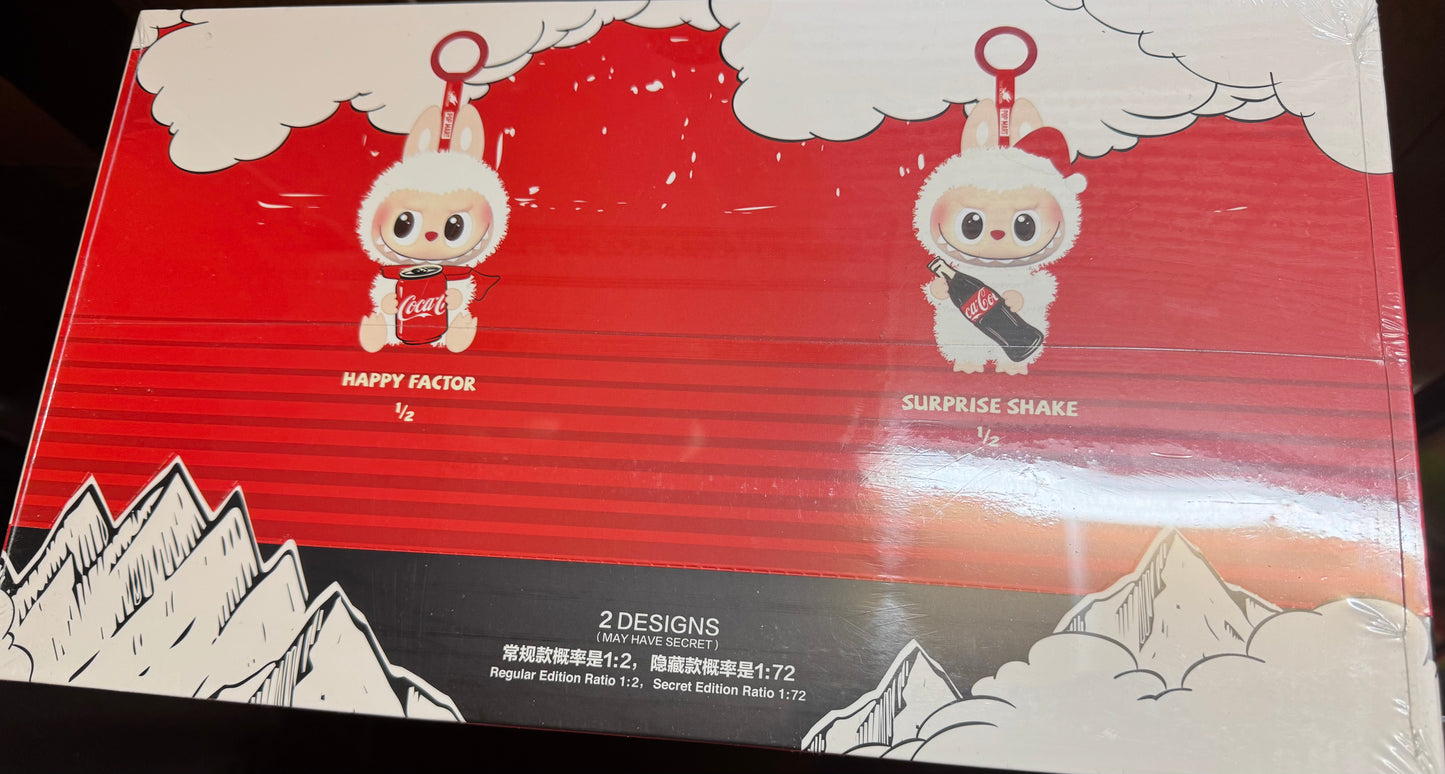 USA Authentic – Labubu x Coca-Cola Plush Pendant Blind Box Case (USA Edition)