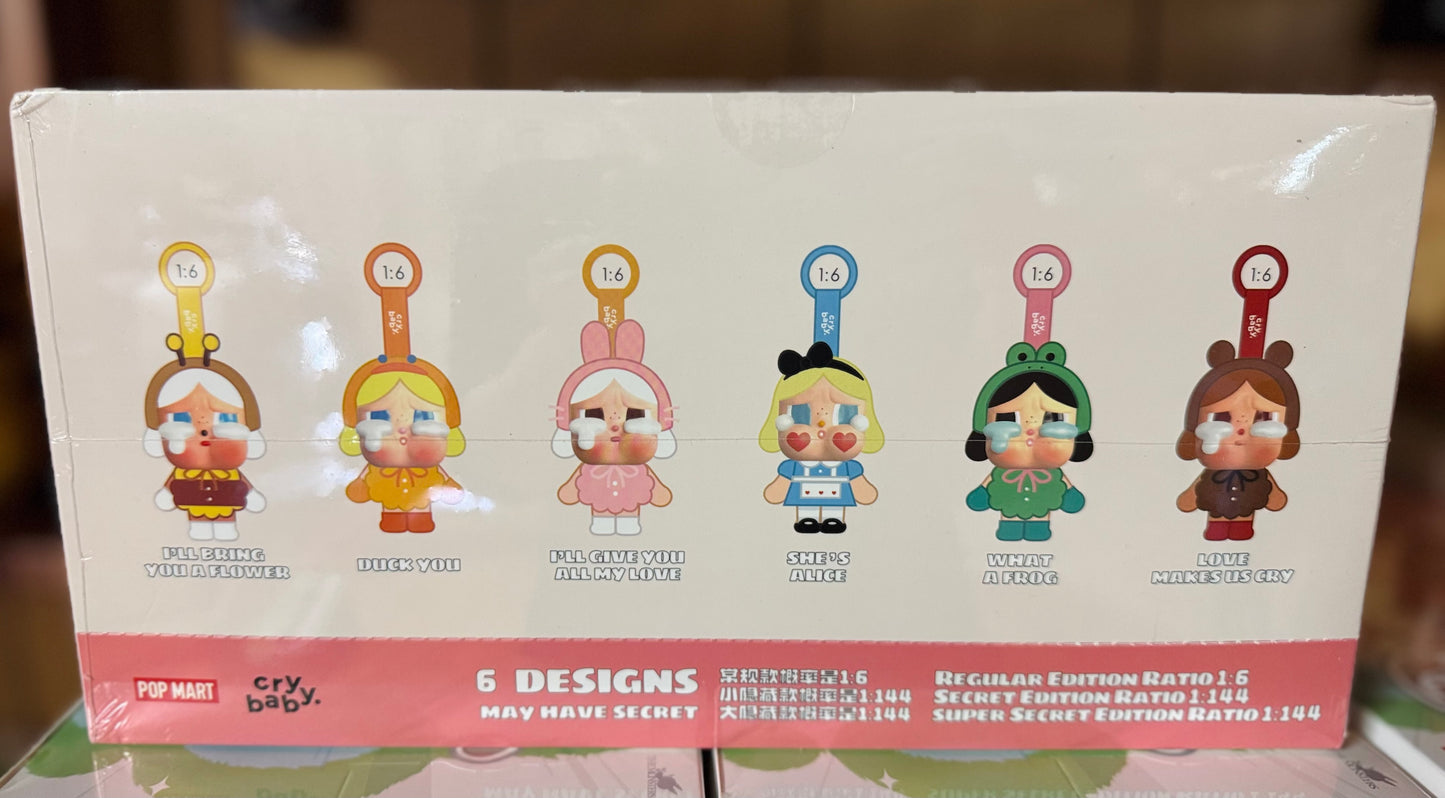 Crybaby Crying Again Series- Vinyl Plush Face Pendant Whole Set