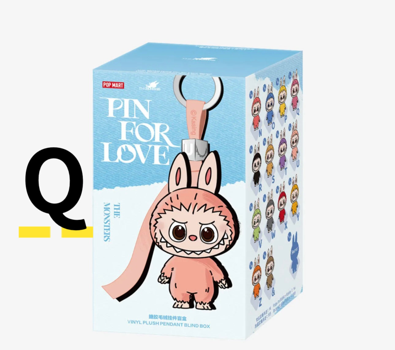 ( PICK YOUR LETTER )(USA) AUTHENTIC Labubu The Monsters β NEW RELEASE PIN FOR LOVE (N - &) (Single)