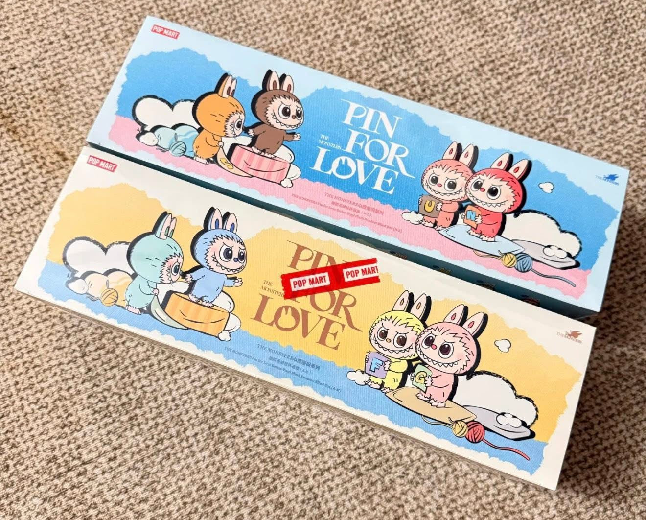 USA ( Authentic ) โ The Monsters Pin for Love Series โ Vinyl Plush Pendant