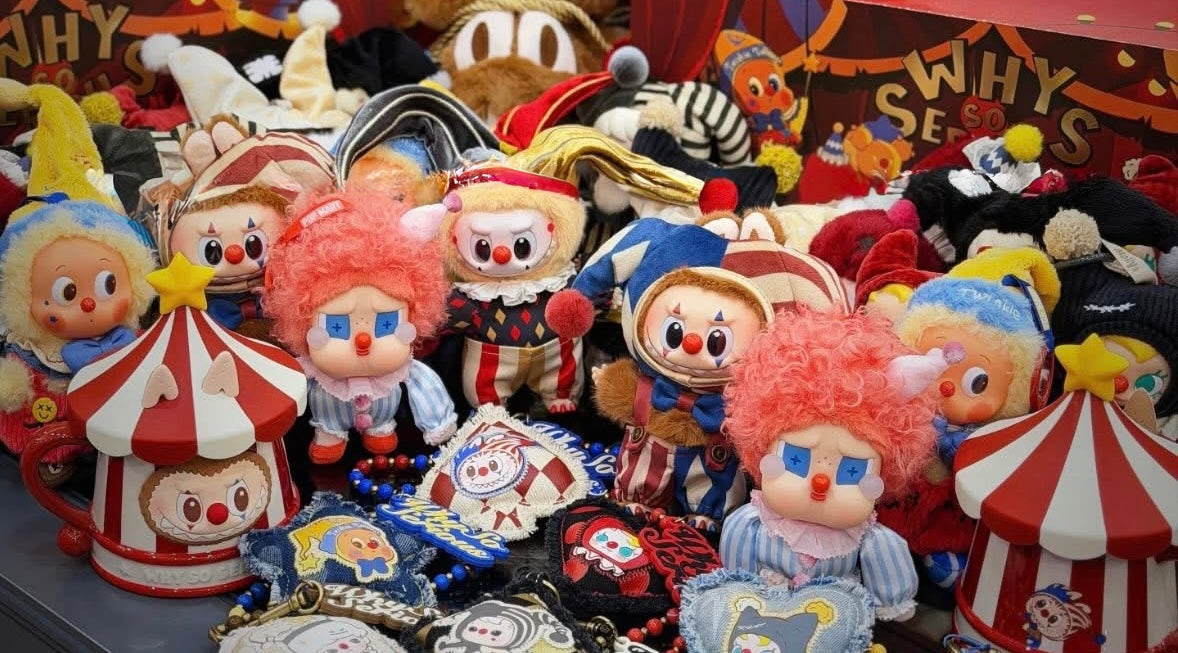 π Pop Mart Why So Serious Series β Moonlit Mask (SECRET) Vinyl Face Plush Pendant