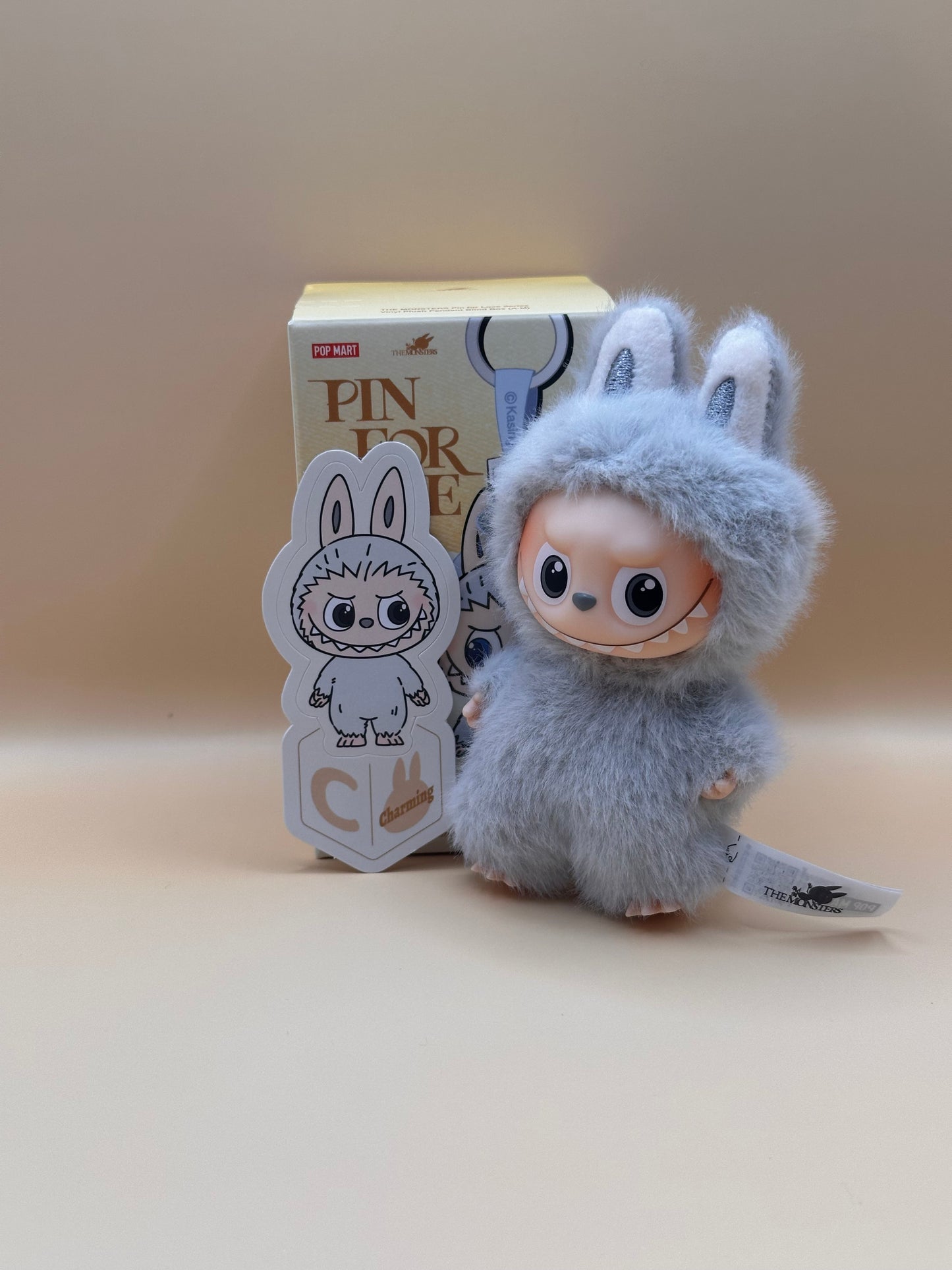 USA Authentic โ Labubu The Monsters โ Pin for Love Letter Pendant (Choose Letters A-?) (USA Edition)