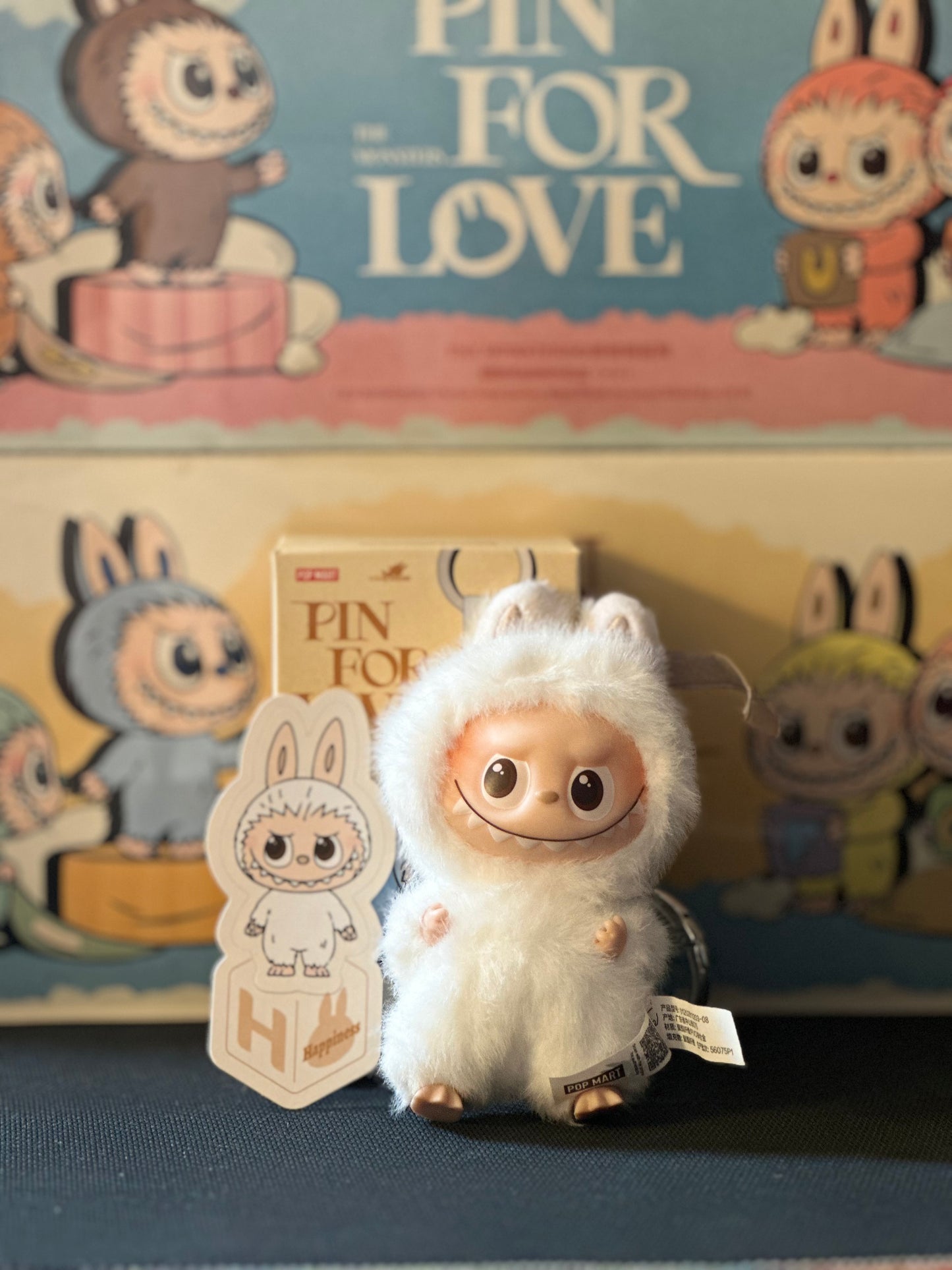 ( PICK YOUR LETTER )(USA) AUTHENTIC Labubu The Monsters – NEW RELEASE PIN FOR LOVE ( A - ?) (Single)
