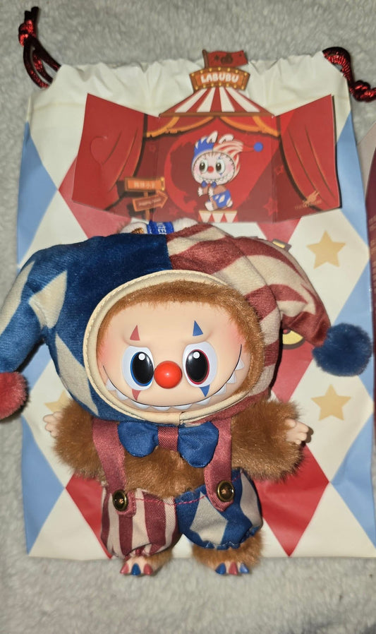 (New Release ) Why So Serious Series- Juggling Clown Vinyl Face Plush Pendant