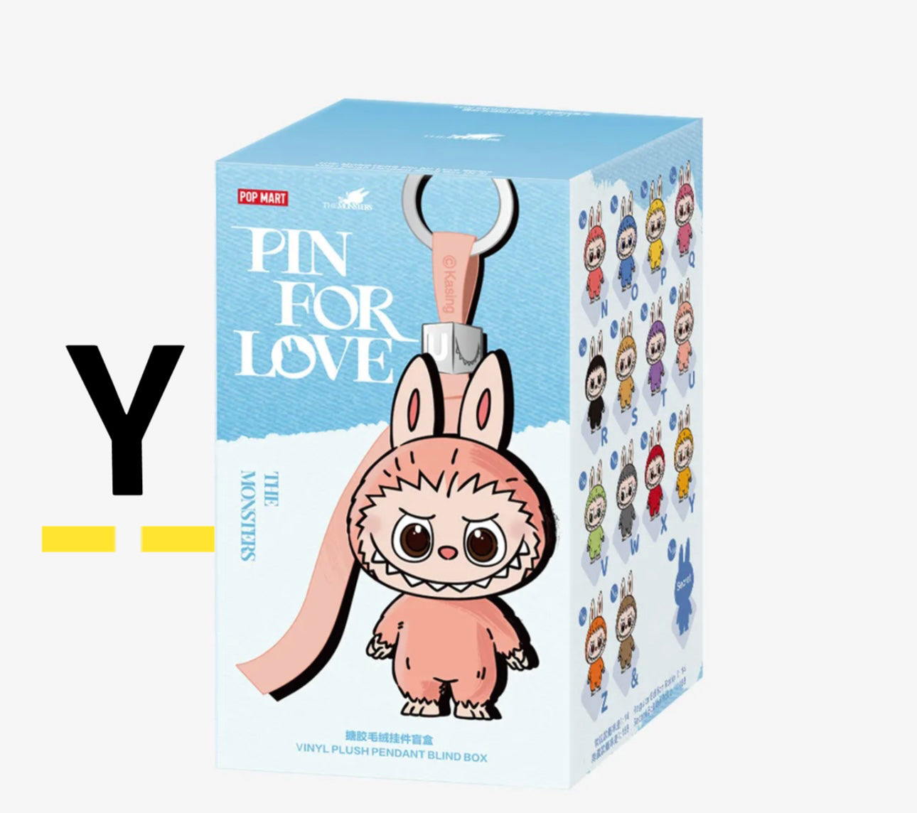( PICK YOUR LETTER )(USA) AUTHENTIC Labubu The Monsters – NEW RELEASE PIN FOR LOVE (N - &) (Single)