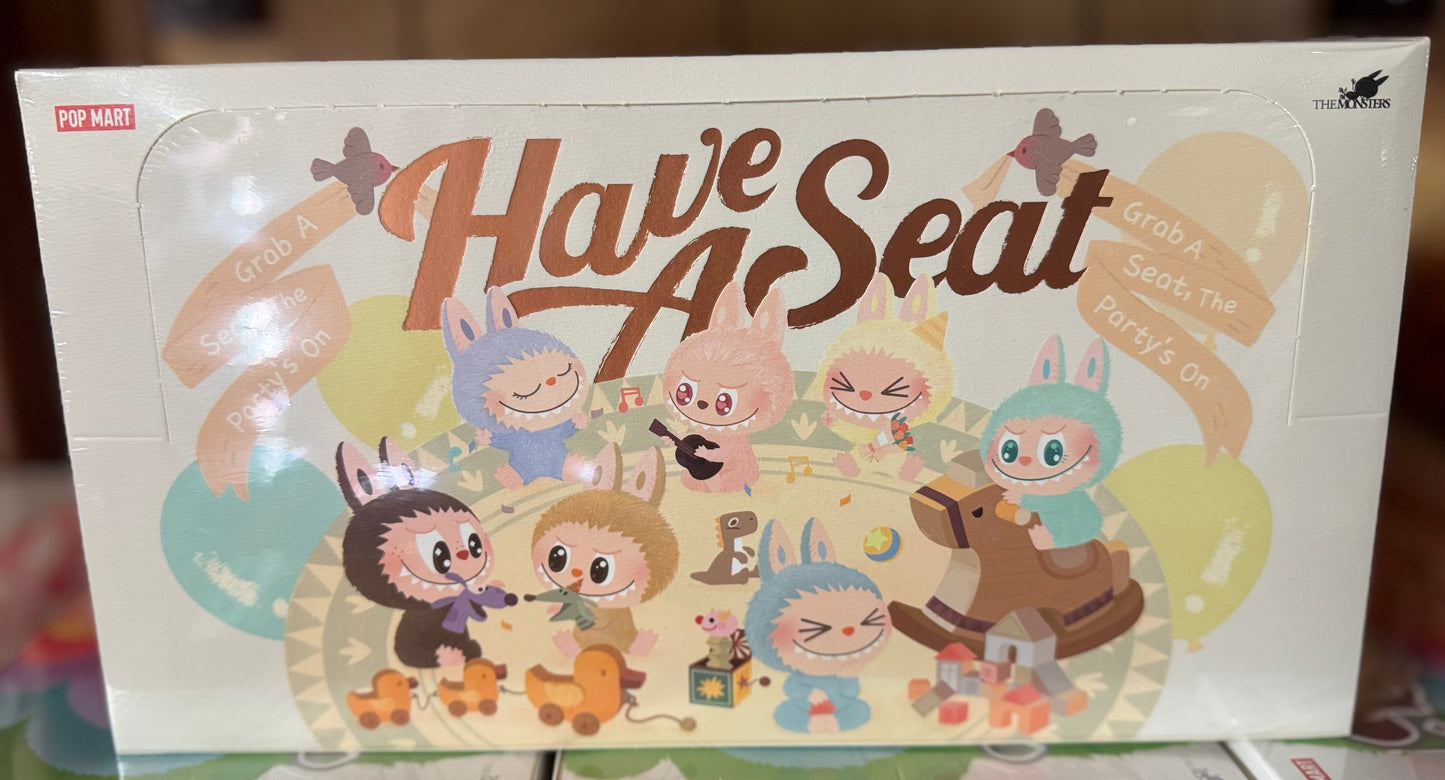 (USA) AUTHENTIC Labubu The Monsters – NEW  Have A Seat
