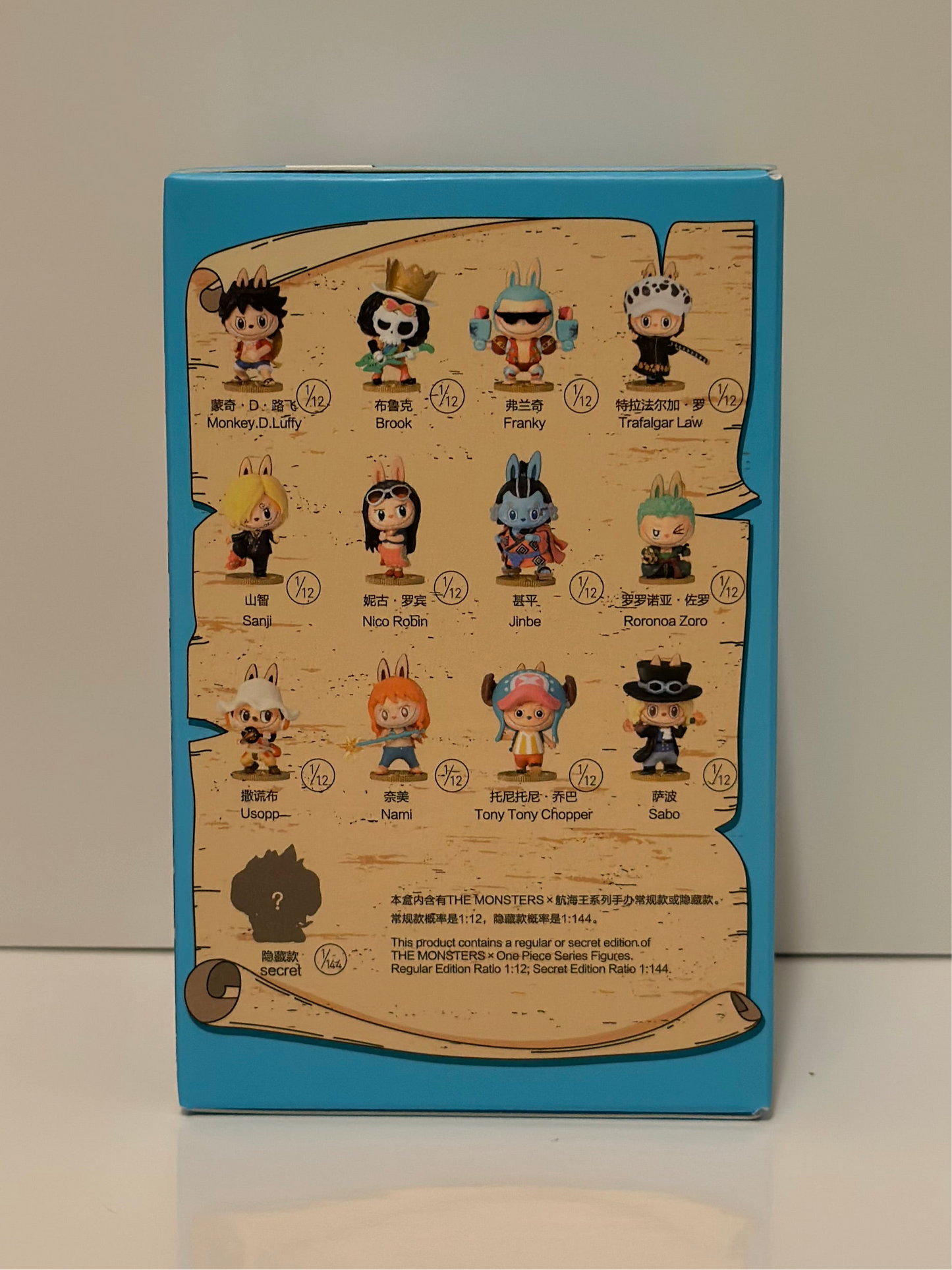 (USA) AUTHENTIC Labubu The Monsters x One Piece  (Single) Blind Box