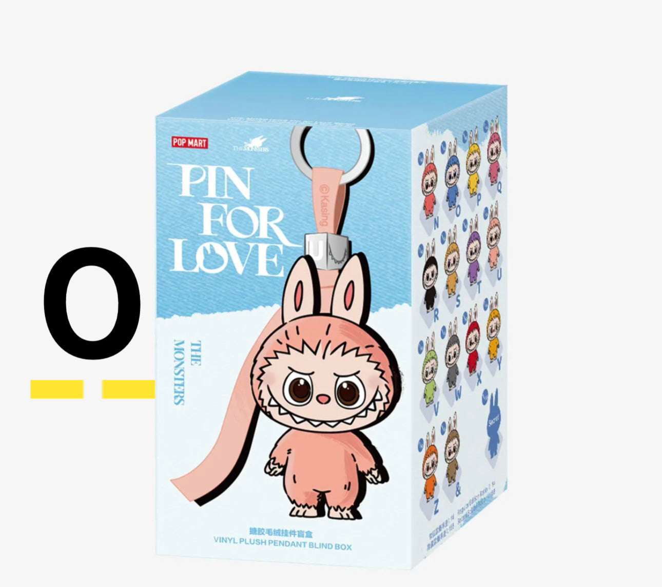 ( PICK YOUR LETTER )(USA) AUTHENTIC Labubu The Monsters – NEW RELEASE PIN FOR LOVE (N - &) (Single)