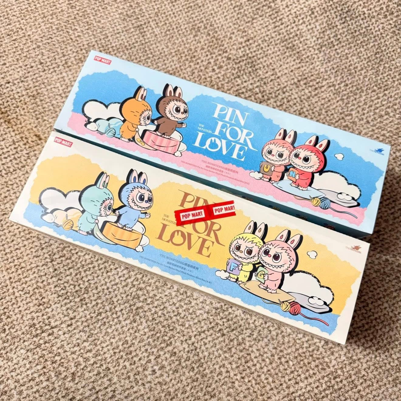 USA ( Authentic ) – The Monsters Pin for Love Series – Vinyl Plush Pendant