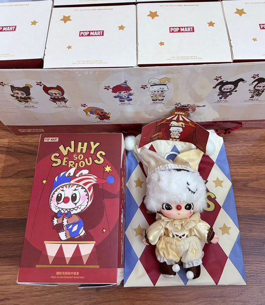 (New Release)  Why So Serious Series- Lumino Feast Vinyl Face Plush Pendant