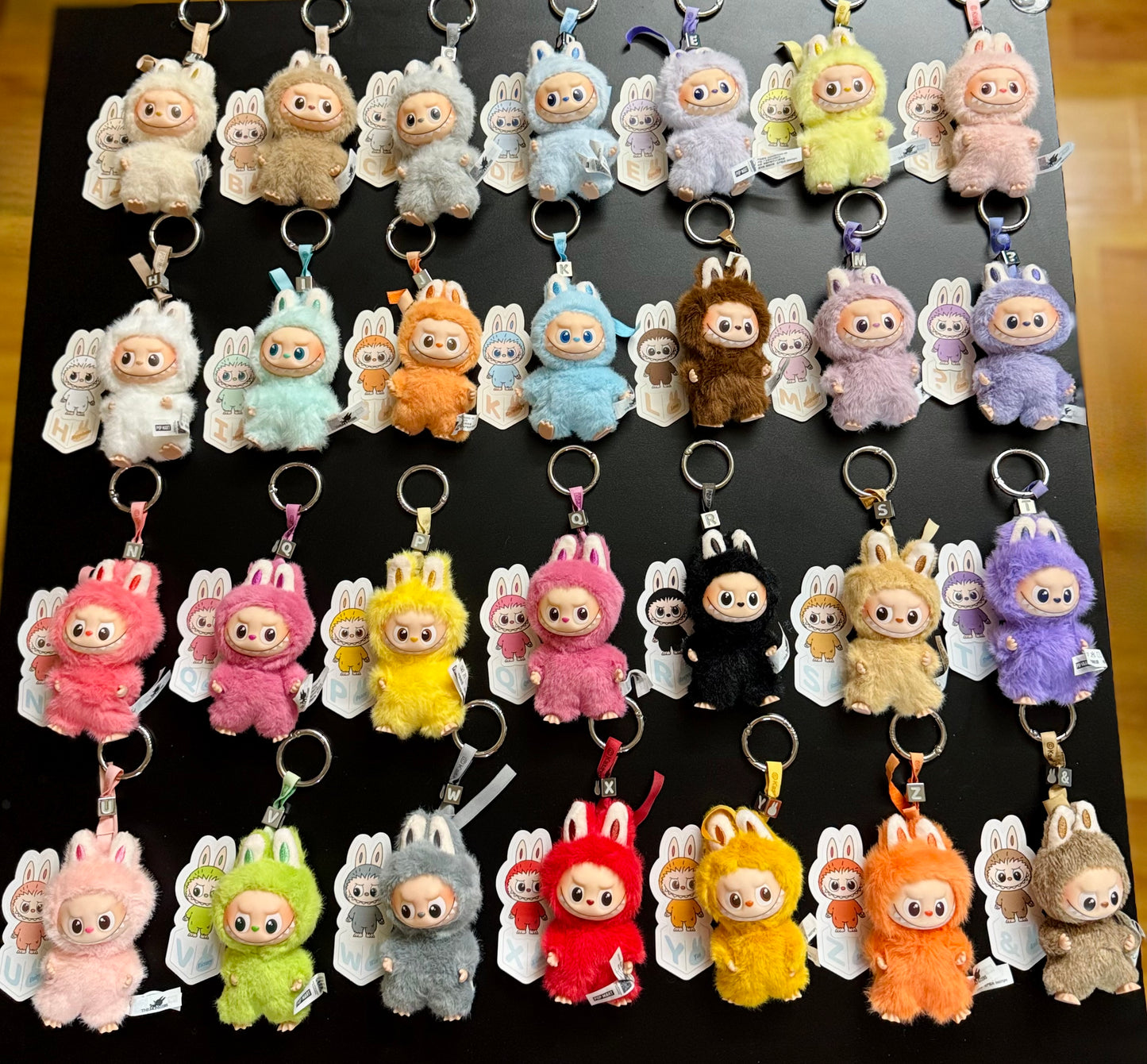 ( PICK YOUR LETTER )(USA) AUTHENTIC Labubu The Monsters – NEW RELEASE PIN FOR LOVE (N - &) (Single)