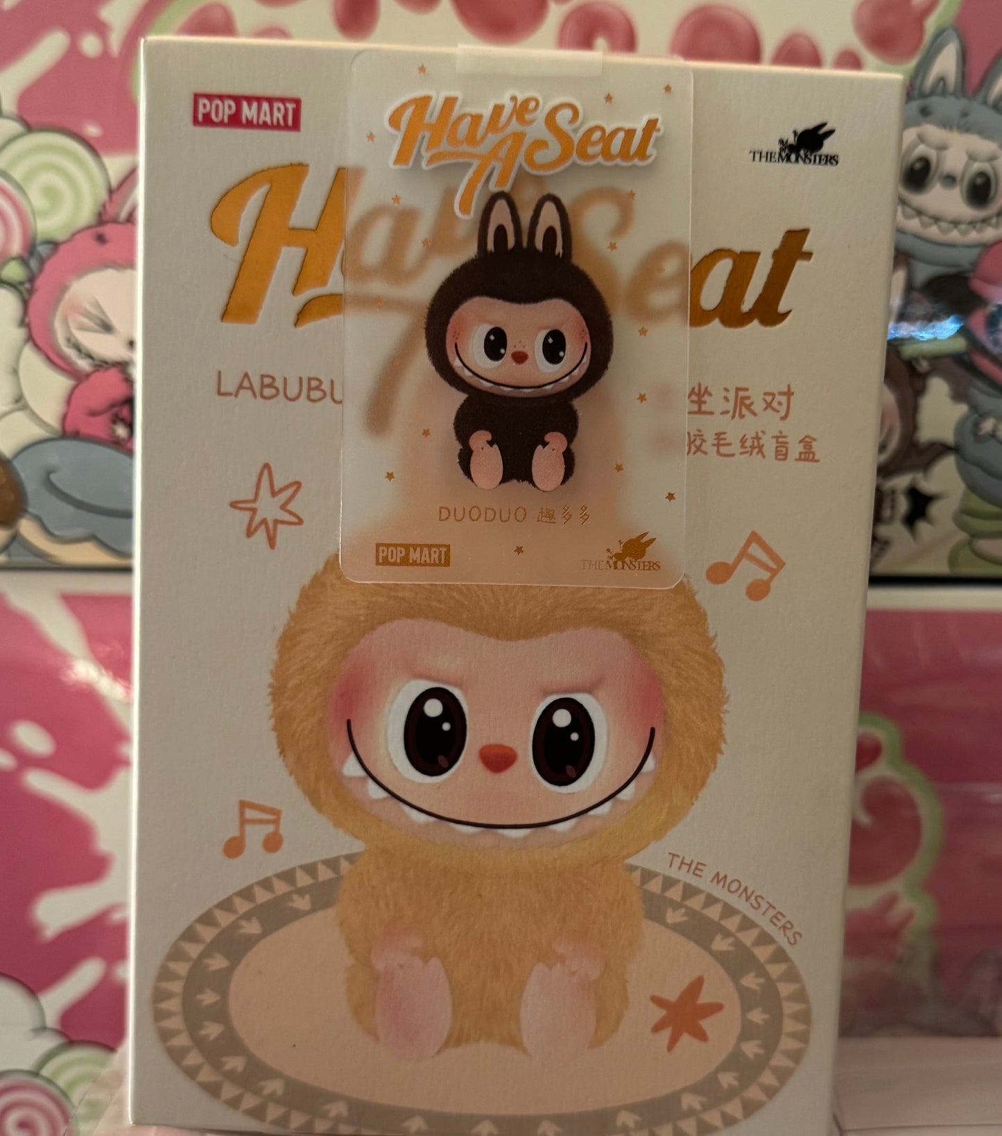 (USA) AUTHENTIC Labubu The Monsters – Duo Duo (SECRET HAVE A SEAT)
