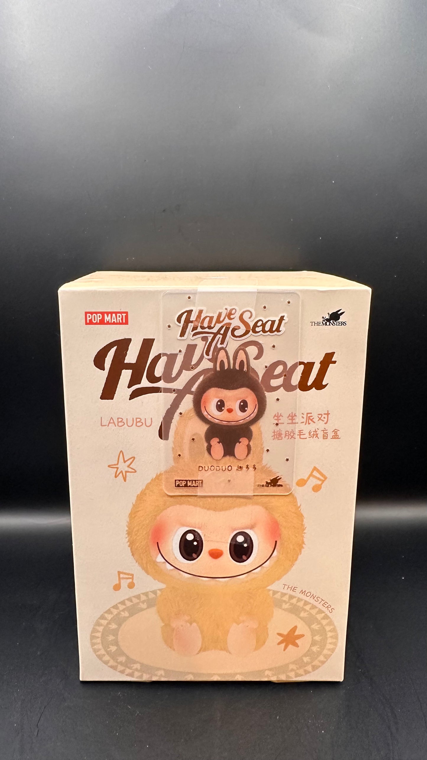 (USA) AUTHENTIC Labubu The Monsters – Duo Duo (SECRET HAVE A SEAT)